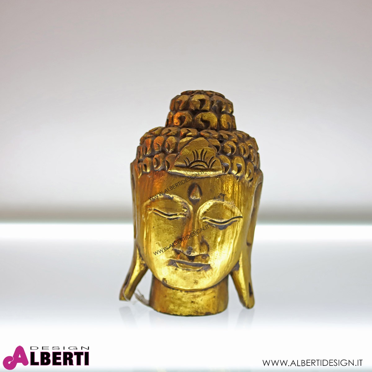 Porta incenso in legno Buddha - marrone 2 India