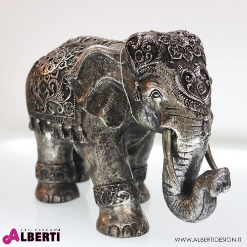 Elefante in poliresina 54x33x23 cm