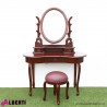 Toilette con pouff 118x48x165 cm