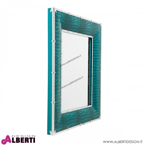 Specchio Croco verde 100x85cm