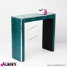 Console Croco verde 90x80x30cm