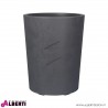 Vaso da esterno Millennium antracite D43xH53 cm