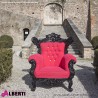 962 BAPOLB^R-AL_a Poltrona barocco FRENCH black/red 88cm