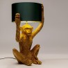 962 KA53223_a Lampada da tavolo Animal Monkey oro 57cm