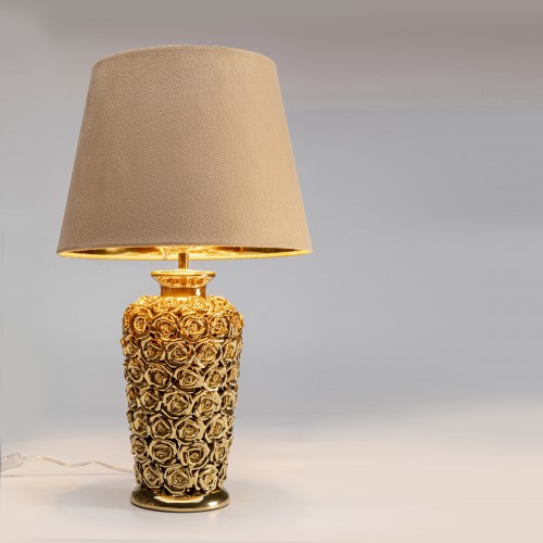 962 KA53610_a Lampada da tavolo Rose ottone 56cm