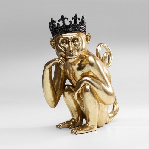 962 KA53065_a Figura decorativa King Lui oro 35cm