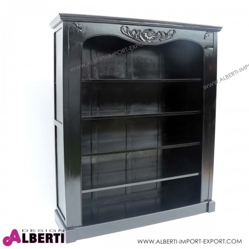 Libreria WIULIK black 4 ripiani  160x50x195