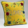 962 KA37779_a Cuscino Flowers giallo 45x45cm