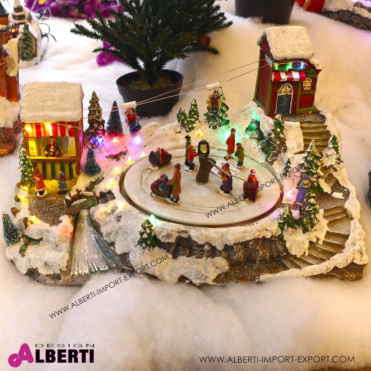 Lego - Bundle con accessori per villaggio (natalizio), verde, piante,  alberi, fiori, lampioni, candelieri - 2000-presente - Catawiki
