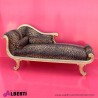 962 BGNIZZAORO^LE_a Chaiselongue Nizza oro/leopardo  190x70x90 c/cuscini