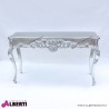 962 BA2111_a Console foglia silver130x38x74