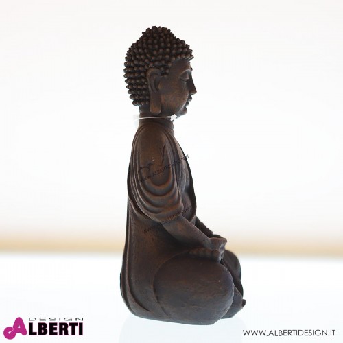 962 WU14947_b Buddha seduto poliresina 25 cm