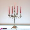 962 FLS1400^5F_a Candelabro in metallo 5 fuochi in stile impero H 47,5 cm