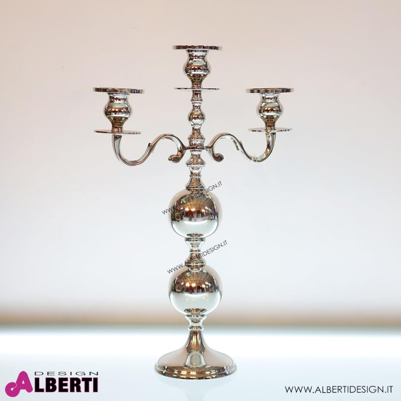 Candelabro in metallo Lucido