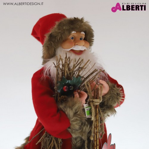 Babbo Natale in piedi 60cm ass