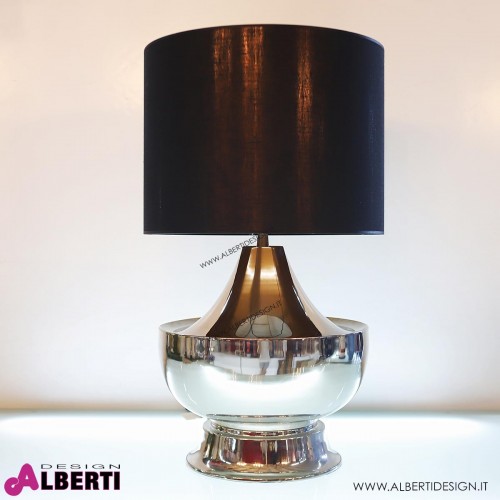 Lamp.base nickel paral.nero dorat8171319+2250643